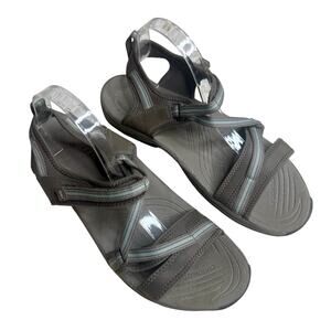 NEW ABEO BIO SYSTEM Women's 11 Dunes Walking Hiking Trail Sandal Shoes Taupe